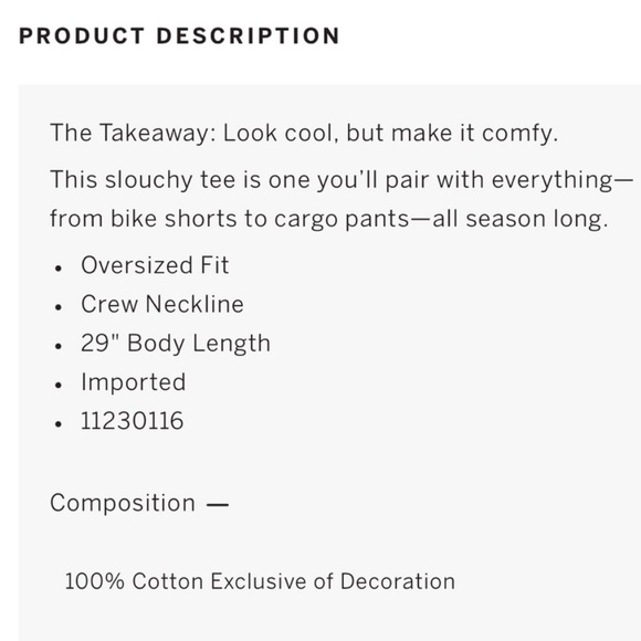 NWT Victoria's Secret PINK Oversized Slub Short-Sleeve Campus T-Shirt, Medium - Picture 6 of 9